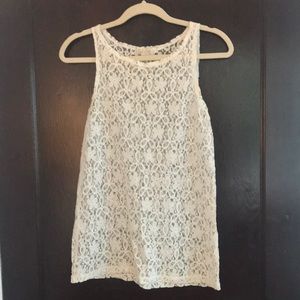 F21 Lace Tank Top